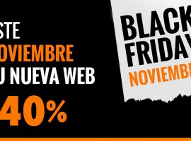 black friday web 40% descuento