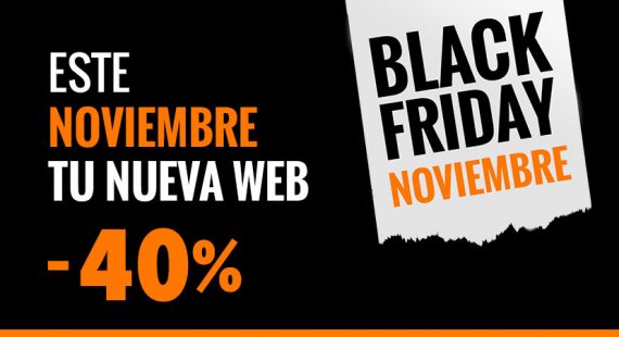 black friday web 40% descuento