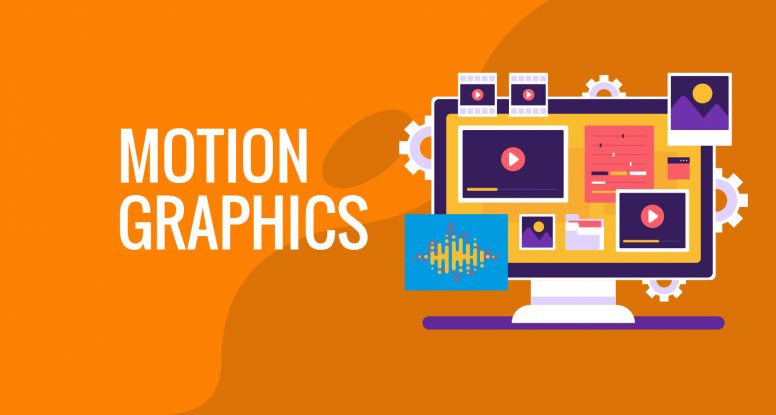 Diseñador gráfico utilizando motion graphics para vídeo animado corporativo en Estudio Bikini